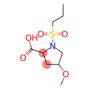 4-methoxy-1-(propylsulfonyl)pyrrolidine-2-carboxylic acid