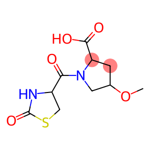 4-methoxy-1-[(2-oxo-1,3-thiazolidin-4-yl)carbonyl]pyrrolidine-2-carboxylic acid