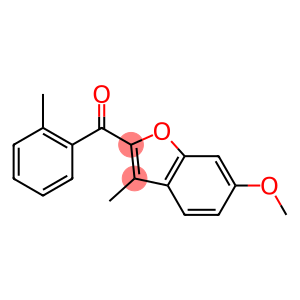 6-methoxy-3-methyl-2-[(2-methylphenyl)carbonyl]-1-benzofuran