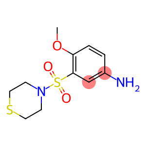 4-methoxy-3-(thiomorpholine-4-sulfonyl)aniline