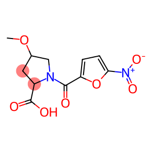 4-methoxy-1-(5-nitro-2-furoyl)pyrrolidine-2-carboxylic acid