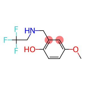 4-methoxy-2-{[(2,2,2-trifluoroethyl)amino]methyl}phenol