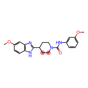 4-(5-METHOXY-1H-BENZIMIDAZOL-2-YL)-N-(3-METHOXYPHENYL)PIPERIDINE-1-CARBOXAMIDE