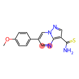 6-(4-methoxyphenyl)pyrazolo[1,5-a]pyrimidine-3-carbothioamide