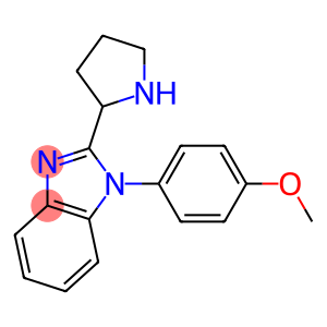 1-(4-METHOXY-PHENYL)-2-PYRROLIDIN-2-YL-1H-BENZOIMIDAZOLE