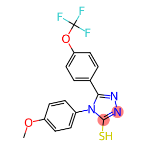 4-(4-METHOXYPHENYL)-5-(4-(TRIFLUOROMETHOXY)PHENYL)-1,2,4-TRIAZOLE-3-THIOL