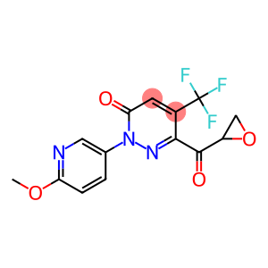 2-(6-methoxy-3-pyridinyl)-6-(2-oxiranylcarbonyl)-5-(trifluoromethyl)-3(2H)-pyridazinone