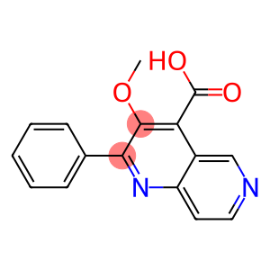 3-METHOXY-2-PHENYL-1,6-NAPHTHYRIDINE-4-CARBOXYLIC ACID