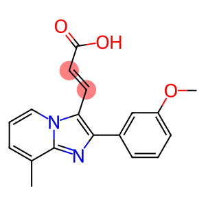 3-[2-(3-METHOXY-PHENYL)-8-METHYL-IMIDAZO[1,2-A]-PYRIDIN-3-YL]-ACRYLIC ACID 96%