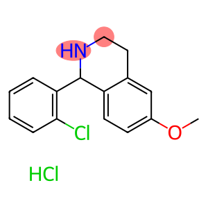 6-METHOXY-1-(2-CHLOROPHENYL)-1,2,3,4-TETRAHYDROISOQUINOLINE HYDROCHLORIDE