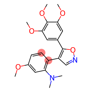 5-methoxy-N,N-dimethyl-2-(5-(3,4,5-trimethoxyphenyl)isoxazol-4-yl)benzenamine