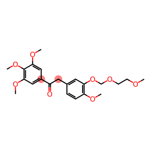 2-(4-methoxy-3-((2-methoxyethoxy)methoxy)phenyl)-1-(3,4,5-trimethoxyphenyl)ethanone