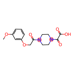 (4-[(3-METHOXYPHENOXY)ACETYL]PIPERAZIN-1-YL)(OXO)ACETIC ACID