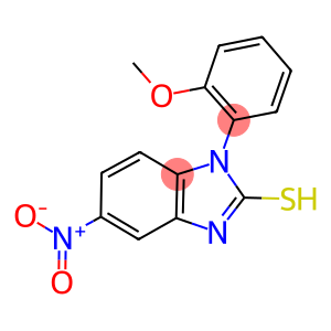 1-(2-METHOXY-PHENYL)-5-NITRO-1H-BENZOIMIDAZOLE-2-THIOL