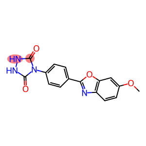 4-(4-(6-methoxy-2-benzoxazolyl)phenyl)-1,2,4-triazoline-3,5-dione