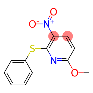 6-methoxy-3-nitro-2-(phenylthio)pyridine