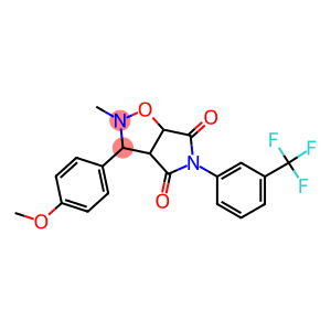 3-(4-methoxyphenyl)-2-methyl-5-[3-(trifluoromethyl)phenyl]dihydro-2H-pyrrolo[3,4-d]isoxazole-4,6(3H,5H)-dione