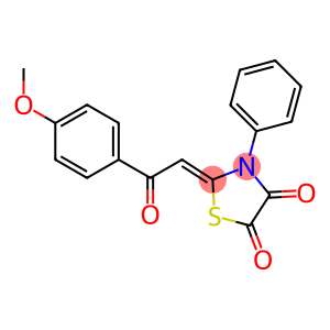 2-[2-(4-methoxyphenyl)-2-oxoethylidene]-3-phenyl-1,3-thiazolane-4,5-dione