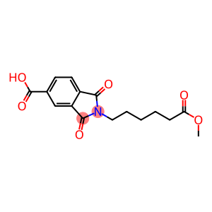 2-(6-METHOXY-6-OXOHEXYL)-1,3-DIOXOISOINDOLINE-5-CARBOXYLIC ACID