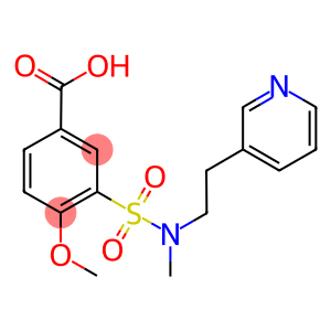 4-METHOXY-3-[METHYL-(2-PYRIDIN-3-YL-ETHYL)-SULFAMOYL]-BENZOIC ACID