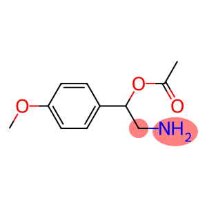 1-(4-methoxyphenyl)-2-aminoethanol acetate