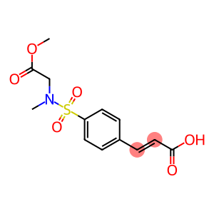 3-{4-[(2-methoxy-2-oxoethyl)(methyl)sulfamoyl]phenyl}prop-2-enoic acid