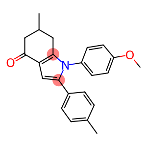 1-(4-METHOXYPHENYL)-6-METHYL-2-(4-METHYLPHENYL)-5,6,7-TRIHYDROINDOL-4-ONE