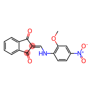 2-[(2-methoxy-4-nitroanilino)methylene]-1H-indene-1,3(2H)-dione