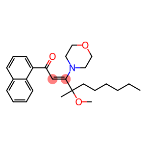 4-METHOXY-4-METHYL-3-MORPHOLIN-4-YL-1-NAPHTHALEN-1-YL-DEC-2-EN-1-ONE