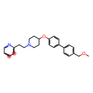 2-[2-(4-([4'-(METHOXYMETHYL)BIPHENYL-4-YL]OXY)PIPERIDIN-1-YL)ETHYL]PYRIDINE