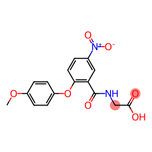 2-{[2-(4-methoxyphenoxy)-5-nitrobenzoyl]amino}acetic acid