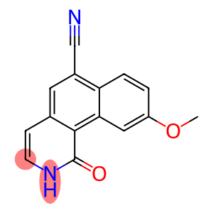 9-methoxy-1-oxo-1,2-dihydrobenzo[h]isoquinoline-6-carbonitrile