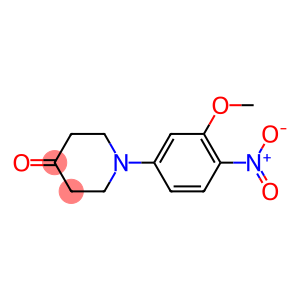 1-(3-methoxy-4-nitrophenyl)tetrahydro-4(1H)-pyridinone