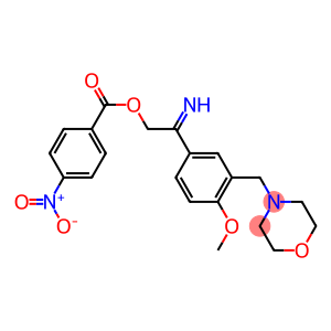 4-(2-methoxy-5-{[(4-nitrobenzoyl)oxy]ethanimidoyl}benzyl)morpholine