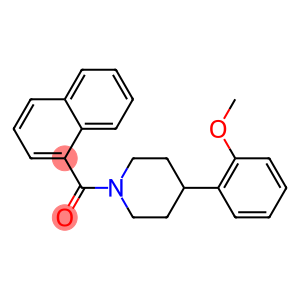 [4-(2-methoxyphenyl)piperidino](1-naphthyl)methanone