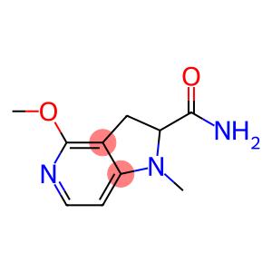 4-METHOXY-1-METHYL-2,3-DIHYDRO-1H-PYRROLO[3,2-C]PYRIDINE-2-CARBOXYLIC ACID AMIDE