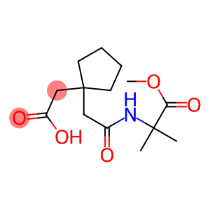 (1-(2-[(2-METHOXY-1,1-DIMETHYL-2-OXOETHYL)AMINO]-2-OXOETHYL)CYCLOPENTYL)ACETIC ACID