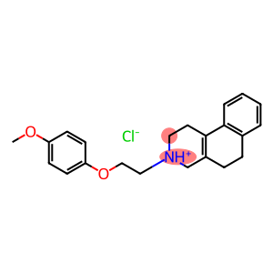 3-[2-(4-methoxyphenoxy)ethyl]-1,2,3,4,5,6-hexahydrobenzo[f]isoquinolinium chloride