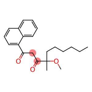 4-METHOXY-4-METHYL-1-NAPHTHALEN-1-YL-DECANE-1,3-DIONE