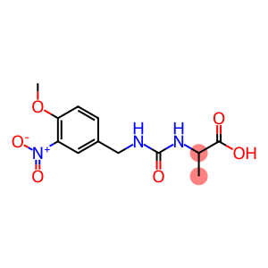 2-({[(4-methoxy-3-nitrophenyl)methyl]carbamoyl}amino)propanoic acid