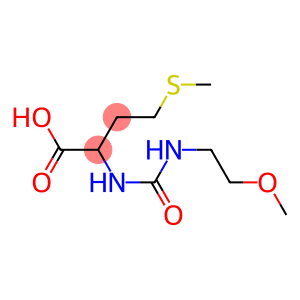 2-{[(2-methoxyethyl)carbamoyl]amino}-4-(methylsulfanyl)butanoic acid