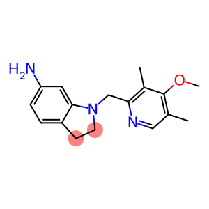 1-[(4-methoxy-3,5-dimethylpyridin-2-yl)methyl]-2,3-dihydro-1H-indol-6-amine