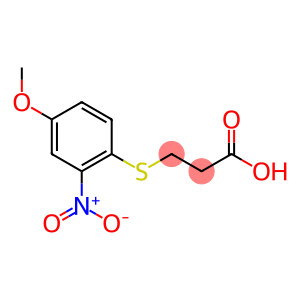 3-[(4-methoxy-2-nitrophenyl)thio]propanoic acid