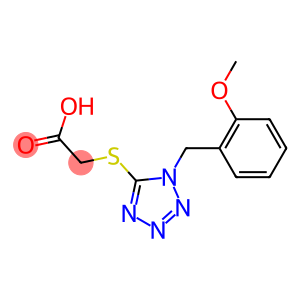 2-({1-[(2-methoxyphenyl)methyl]-1H-1,2,3,4-tetrazol-5-yl}sulfanyl)acetic acid