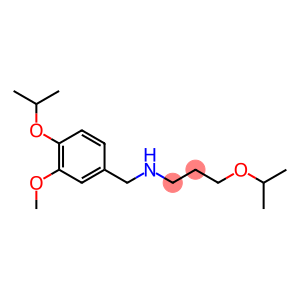 {[3-methoxy-4-(propan-2-yloxy)phenyl]methyl}[3-(propan-2-yloxy)propyl]amine