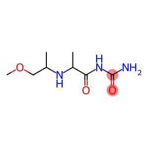 {2-[(1-methoxypropan-2-yl)amino]propanoyl}urea