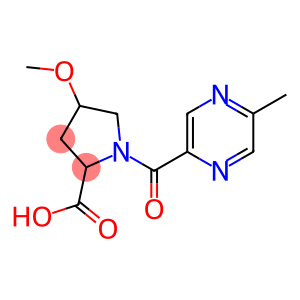 4-methoxy-1-[(5-methylpyrazin-2-yl)carbonyl]pyrrolidine-2-carboxylic acid