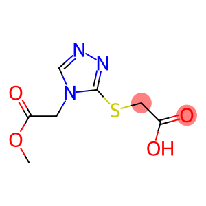 2-{[4-(2-methoxy-2-oxoethyl)-4H-1,2,4-triazol-3-yl]sulfanyl}acetic acid