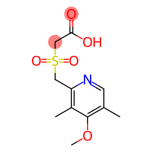 2-{[(4-methoxy-3,5-dimethylpyridin-2-yl)methane]sulfonyl}acetic acid