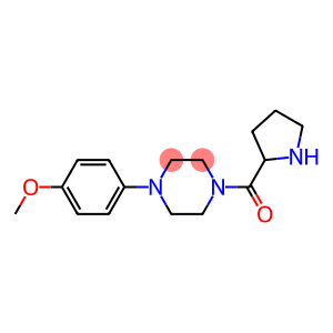 1-(4-methoxyphenyl)-4-(pyrrolidin-2-ylcarbonyl)piperazine